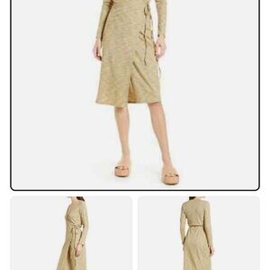 Stylish Tan Midi Dress